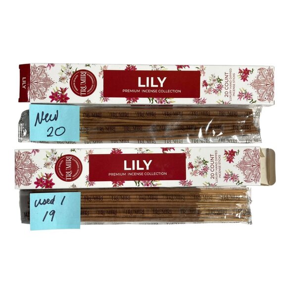 Incense Sticks 140 Lavender Jasmine Lily Patchouli Rose +2 Holders Trumiri India - Picture 6 of 12